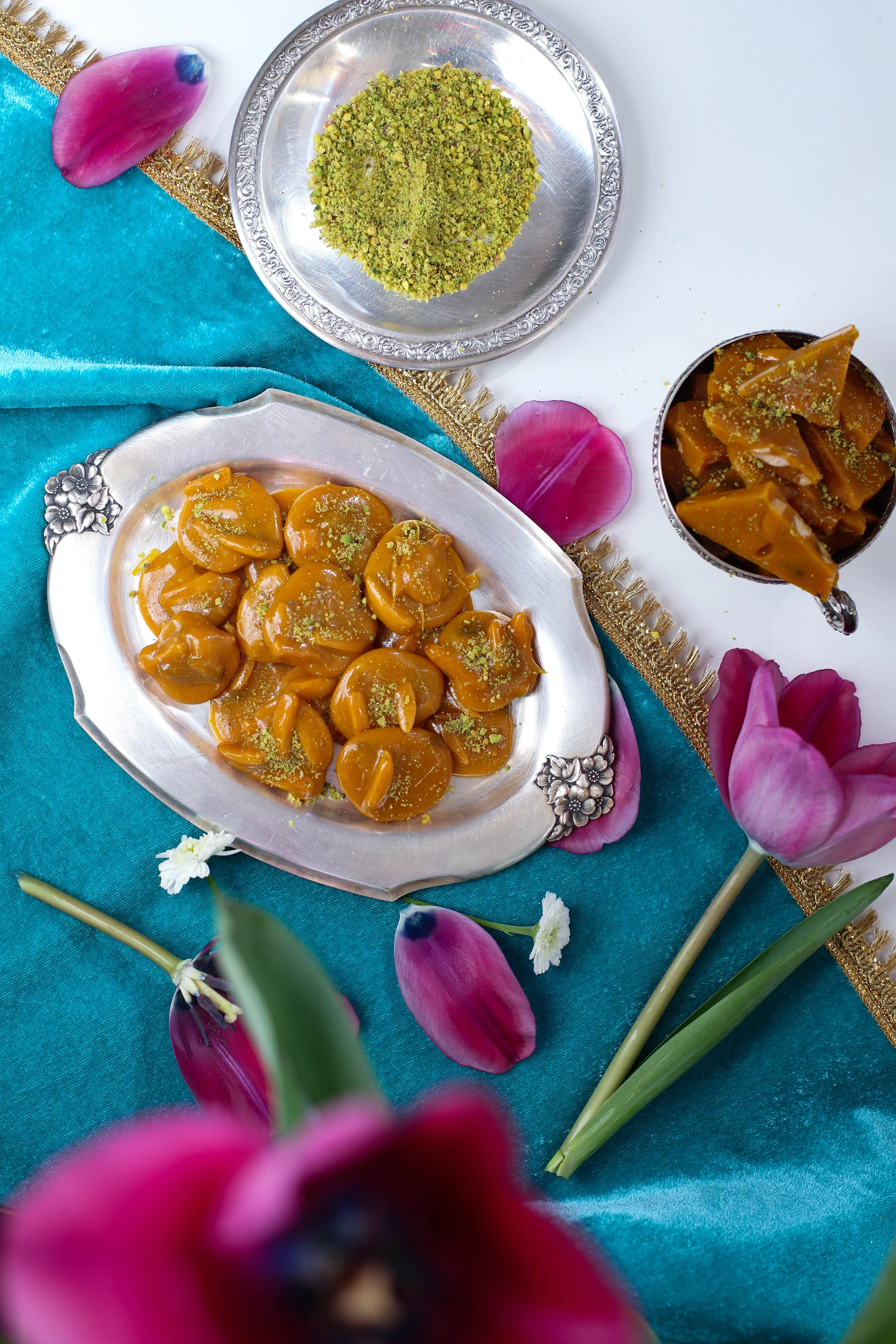Honey Saffron Brittles(سوهان عسل)