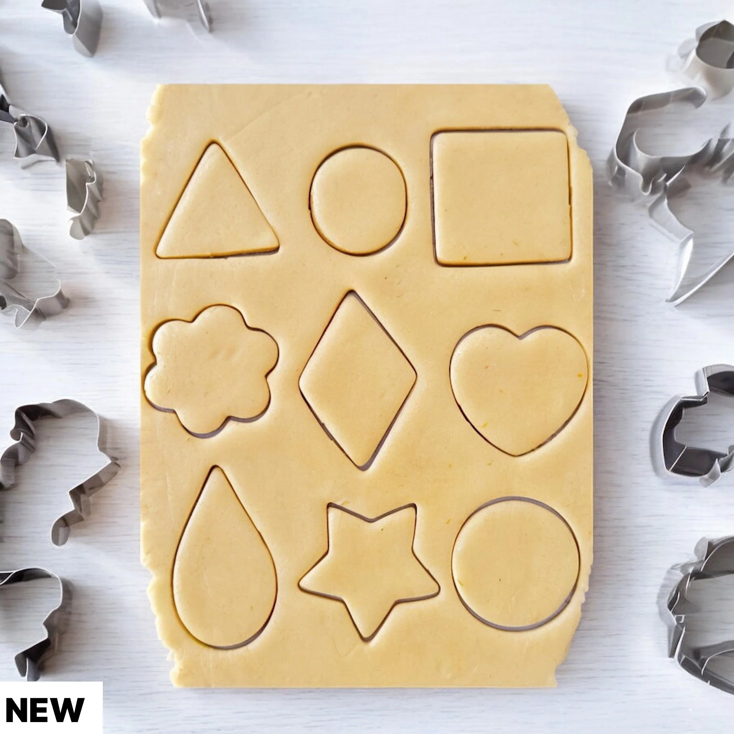 Versatile Geometric Cookie Cutter Set