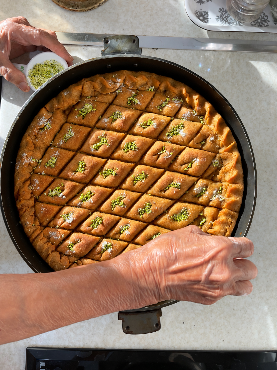 Golden Pistachio Diamond Pastry.png
