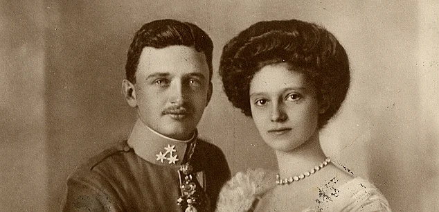 Wedding Portrait of Emperor Karl and Empress Zita, July 12, 1911