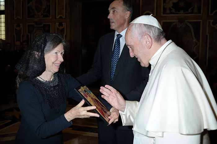 Gebetsliga Meets With Pope Francis