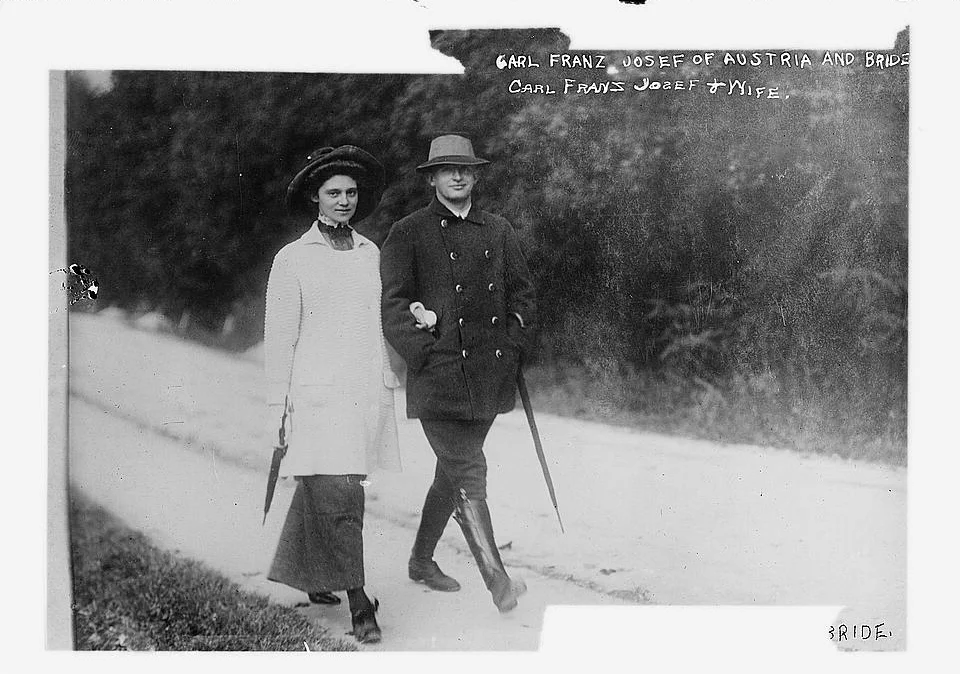 Karl and his wife Zita taking a walk (courtesy of Library of Congress) Despite his noble family background, Karl was a simple man who enjoyed living an ordinary life with his family.