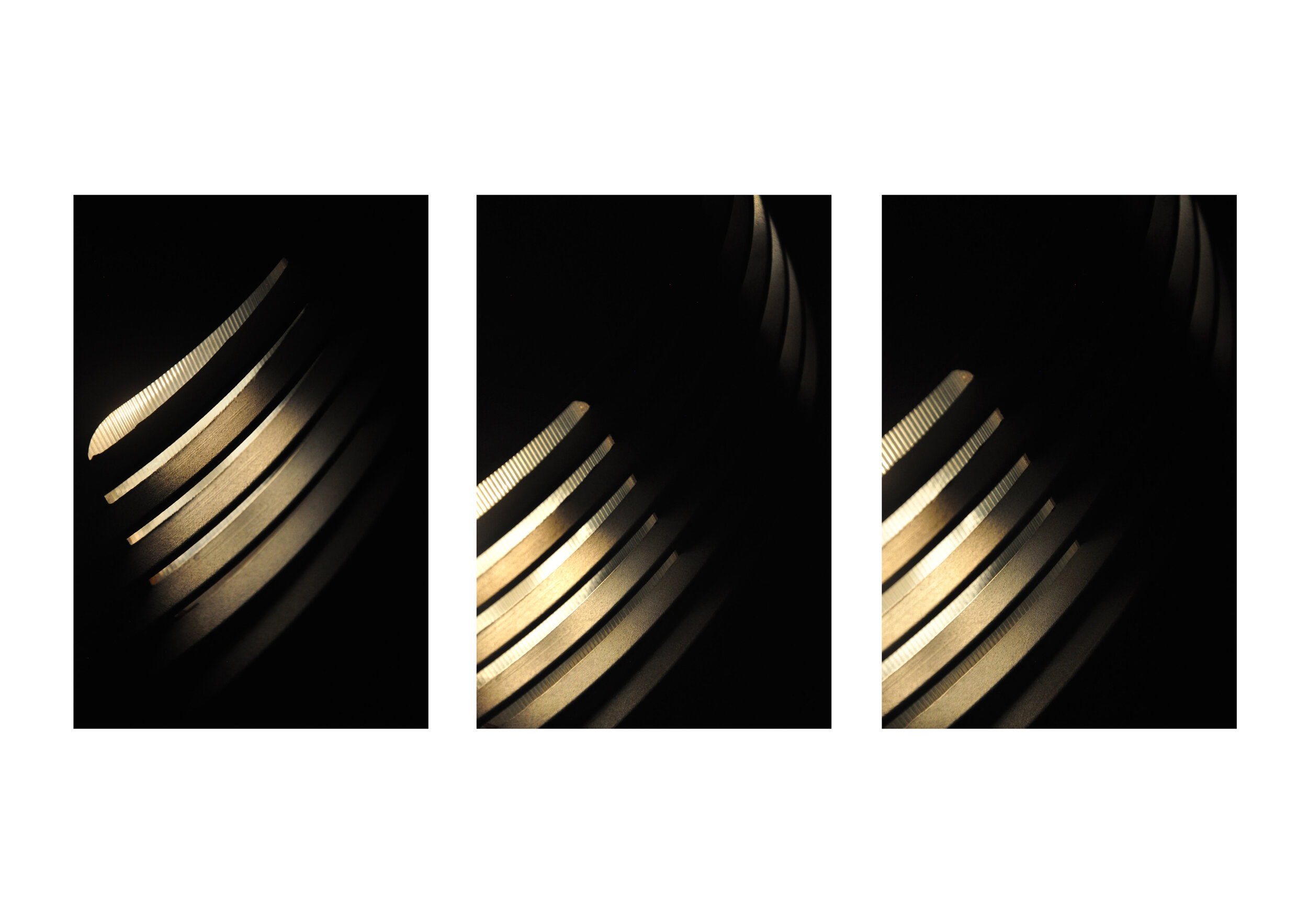 Light 07a + b + c, 2015 - Triptych