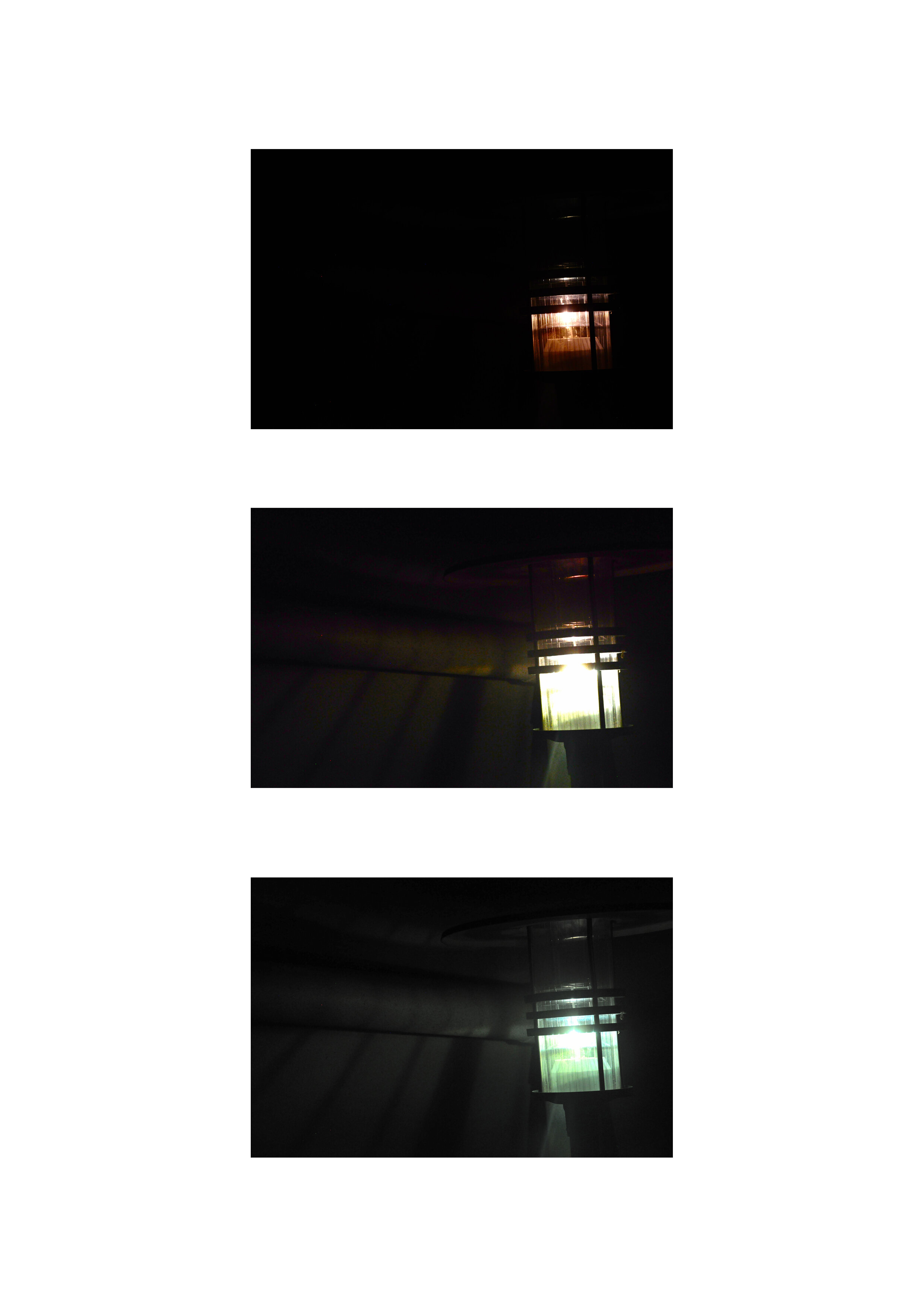 Light 14a + b + c, 2018 - Triptych
