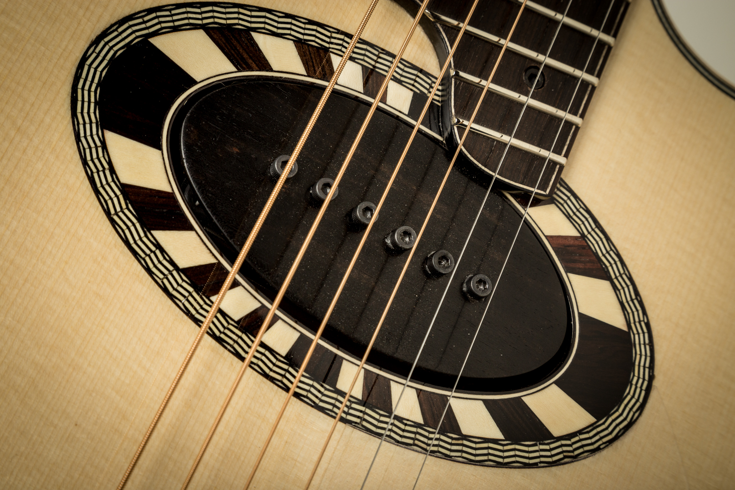 Custom Oval Soundhole Pickup