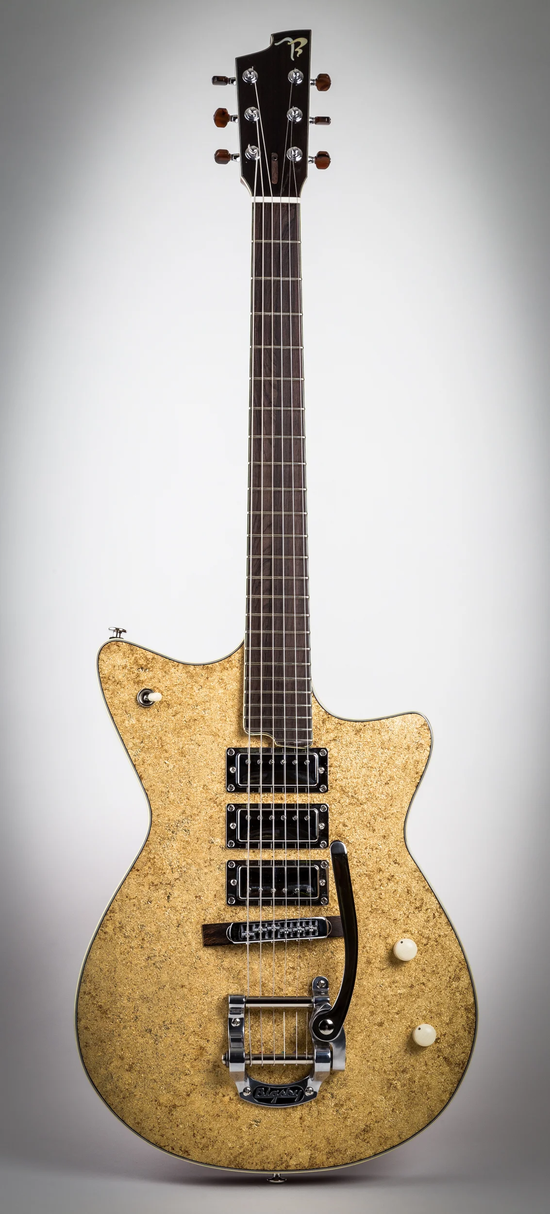 7/11-G "Vegas Showgirl" in gold leaf with three pickups!