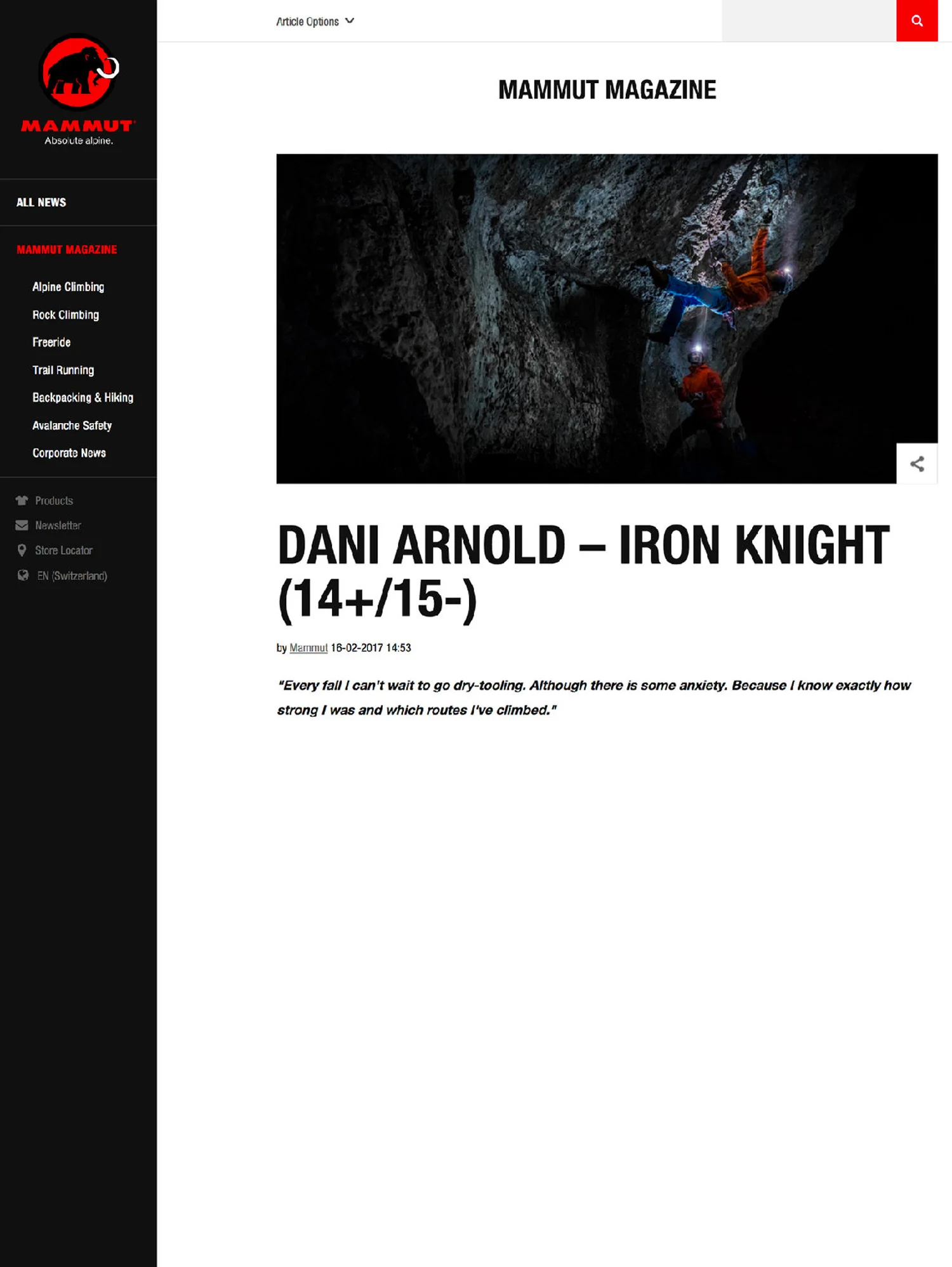 Michael Bissig - Magazin Mammut