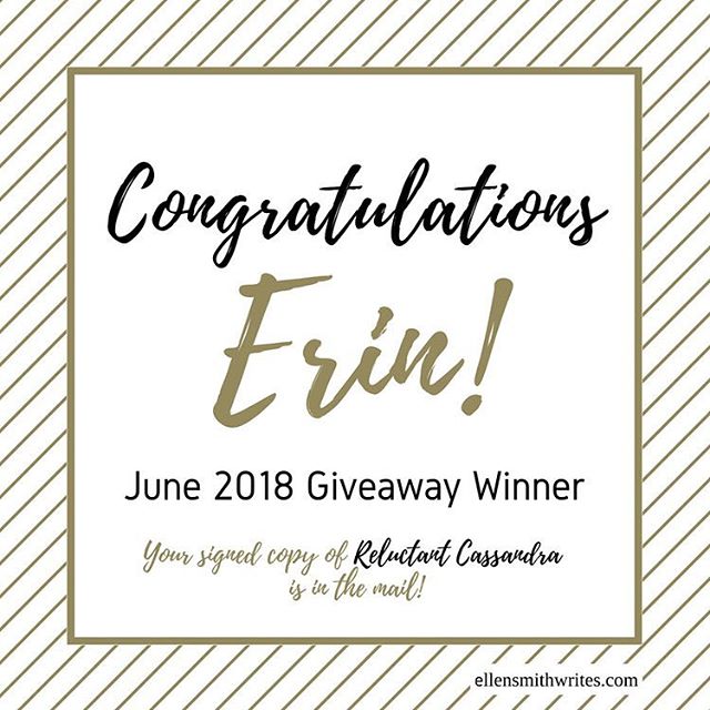 The giveaway for #ReluctantCassandra is now closed and we have a winner! Congratulations, Erin! https://tinyurl.com/y8blcbpr

#twitter