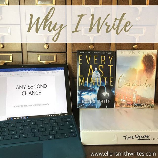 Last week, author @stephanie.verni challenged 5 authors to share 5 reasons why they write. Thanks for the challenge, Stephanie! 
Here are my 5 reasons:

1. Writing turns tiny, fleeting thoughts into something real and permanent
2. Writing is an adven