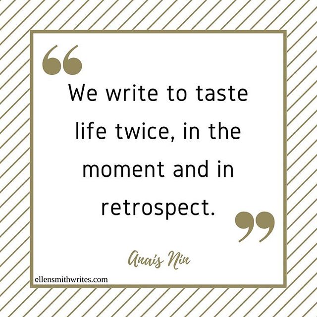 #motivationmonday This is one of my all-time favorite writing quotes 💗 &ldquo;We write to taste life twice, in the moment and in retrospect.&rdquo;&mdash;Anais Nin

#twitter