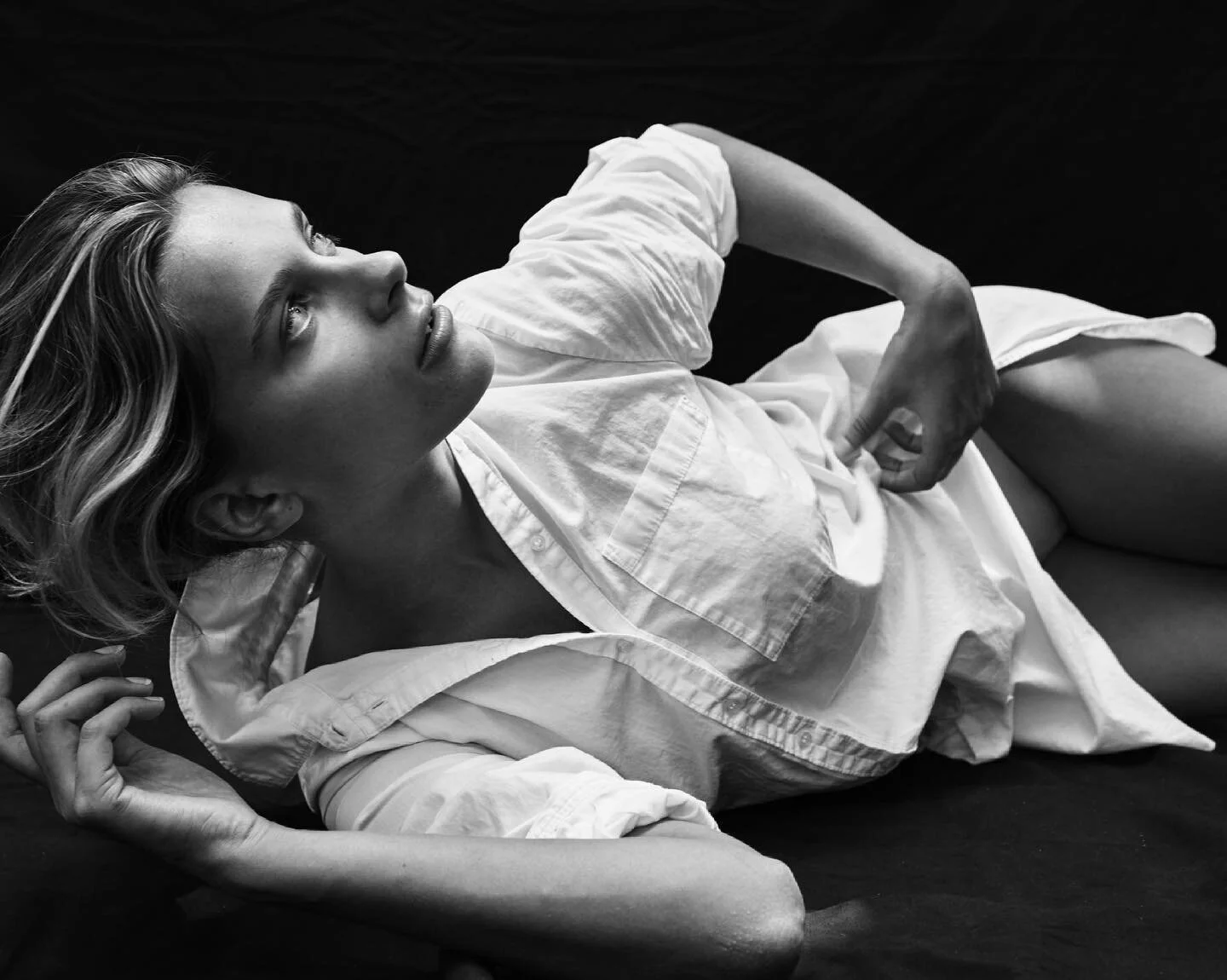 #truebeauty @grace_corton #glam @stephanieselan #black #white @donnakaran #location @casanegramiami @shopcosabella #lingerie @kateryaninc @frontmanagement