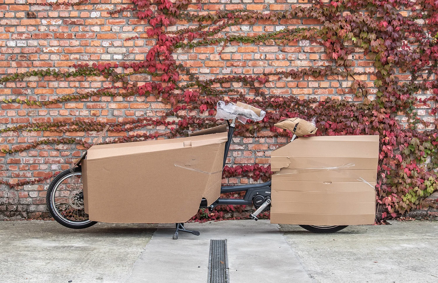 De Babboe bakfiets wordt mooi verpakt geleverd.