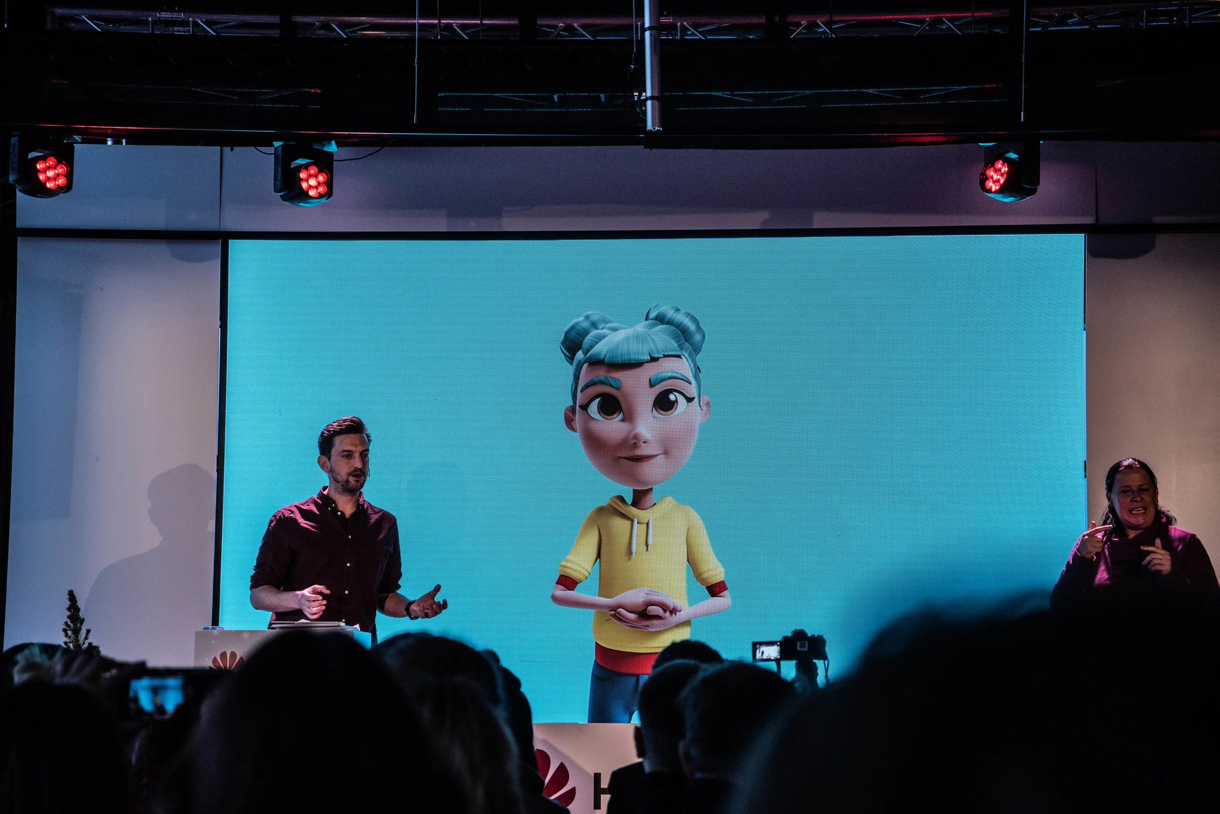 Neil Pymer (Aardman) presenteert Star.