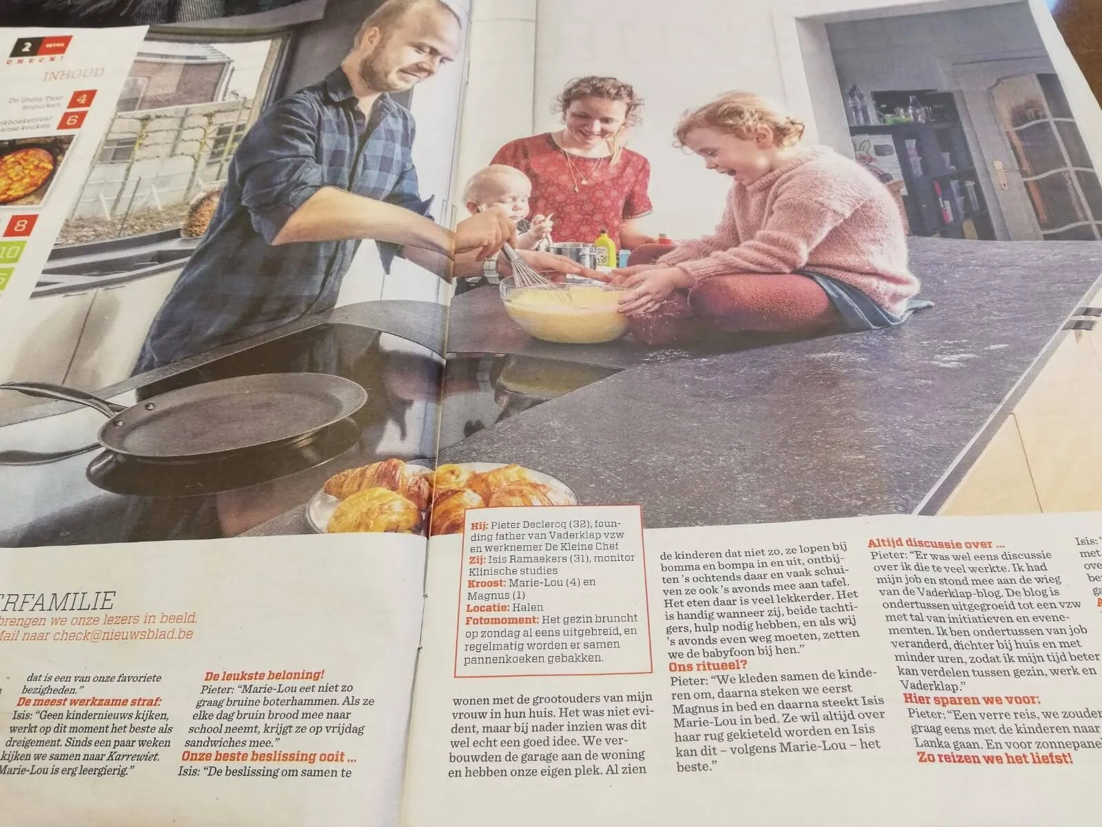 Vaderklap in de pers: een overzicht