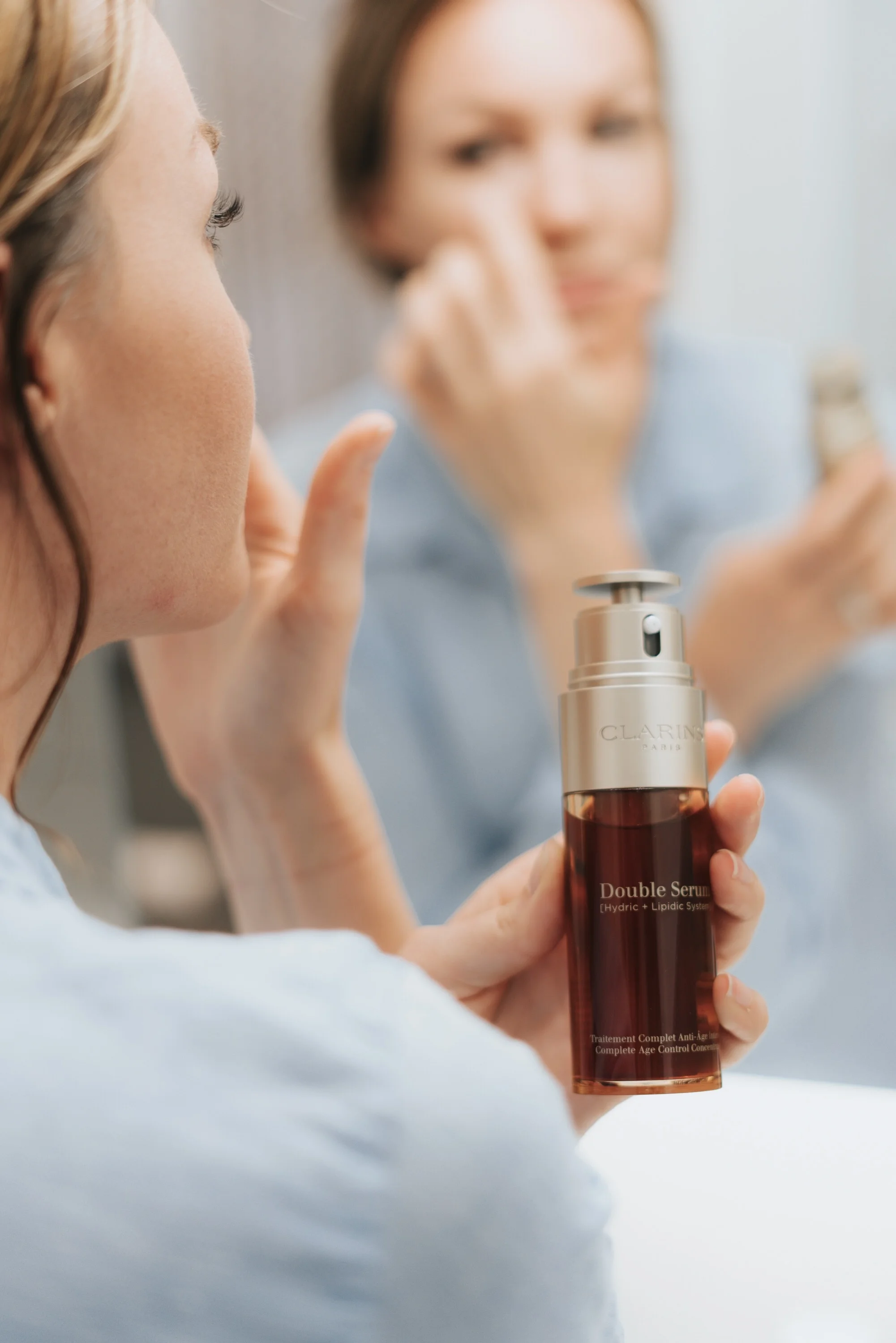 Clarins Double Serum is magical on dry skin.