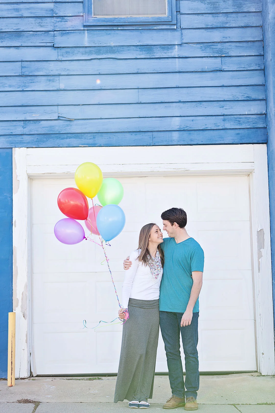 Bright Colors and Balloons - Isaac & Kelley Engaged! Associate Alyssa