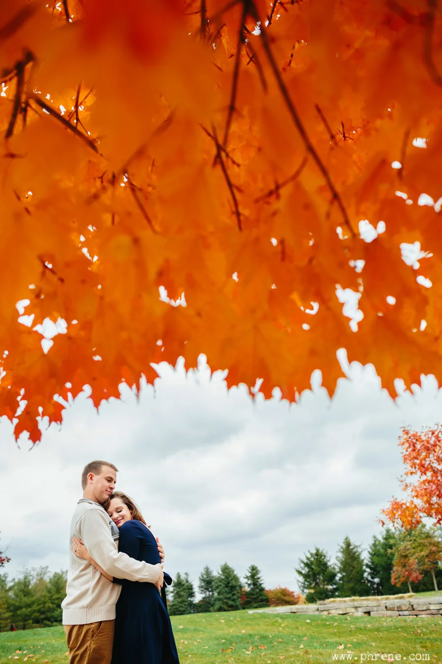 Colorful Fall Engagement - Jenna and Joe