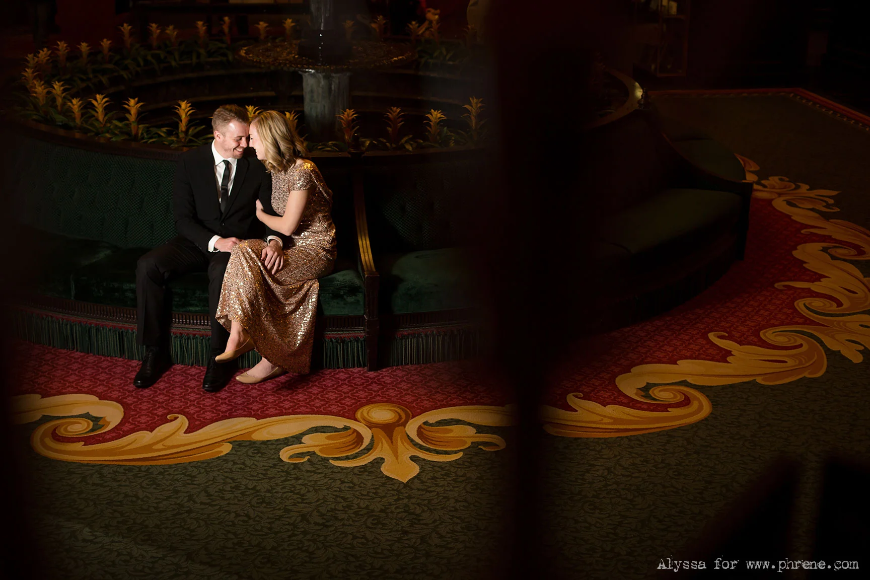 Amway Grand Plaza Engagement Session | Courtney + Nat | Associate Alyssa
