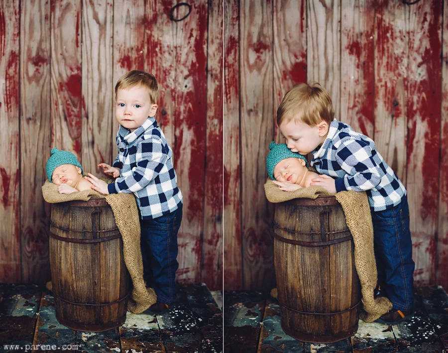 Brotherly Love - Newborn Finley