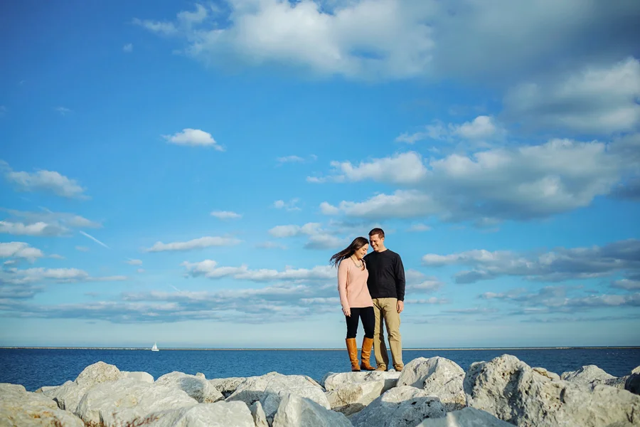 Downtown Milwaukee Engagement - Jessica + Patrick