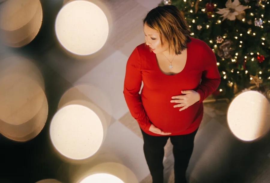 Christmas Maternity - Becky & Cory Expecting