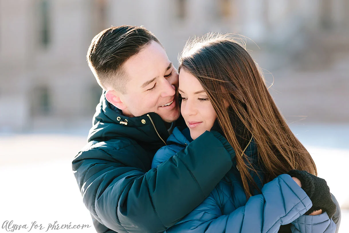 Lansing Engagement | Nic + Jessica and Brooklynn| Associate Alyssa