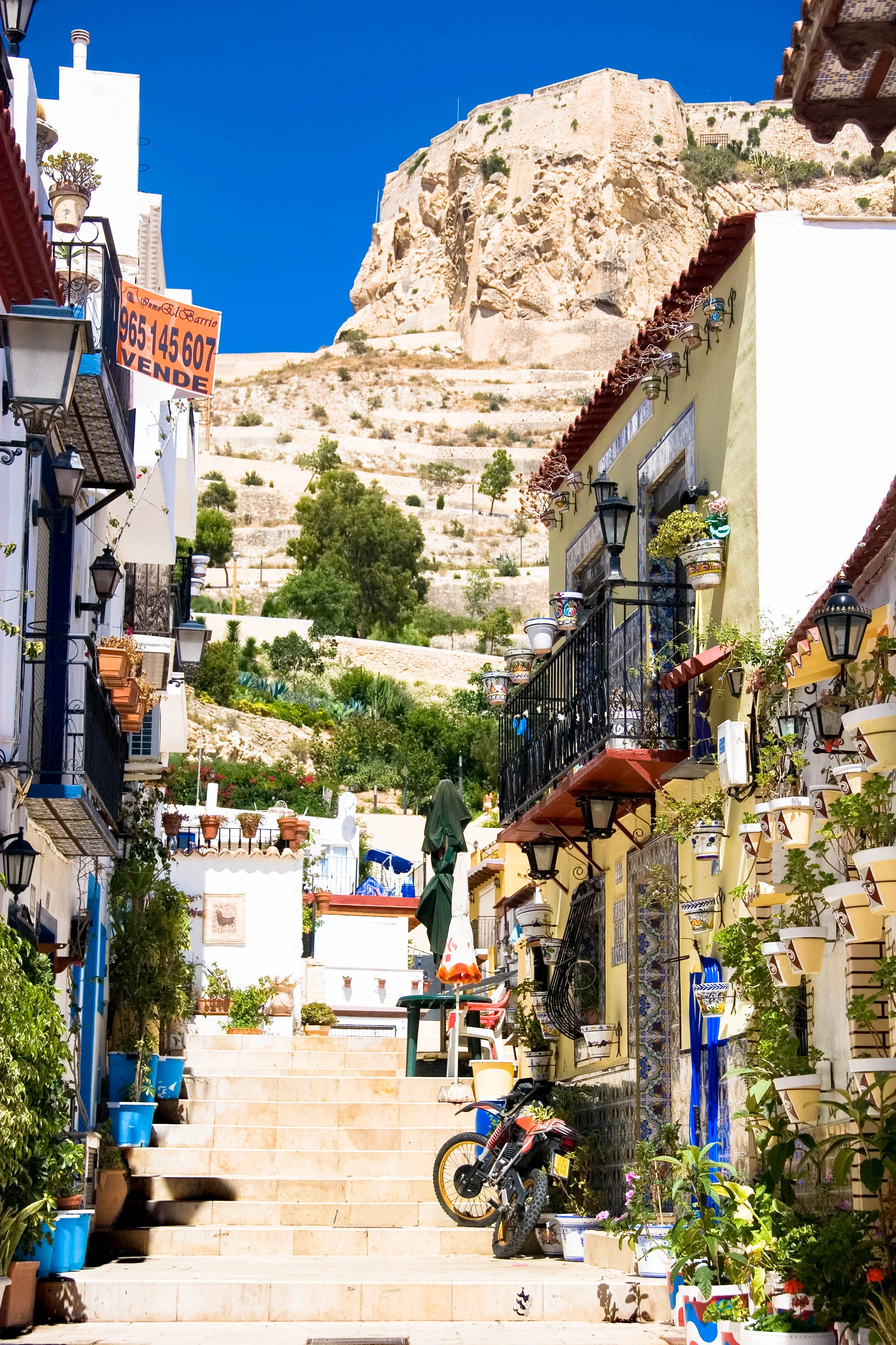View of the fort. Alicante, Spain