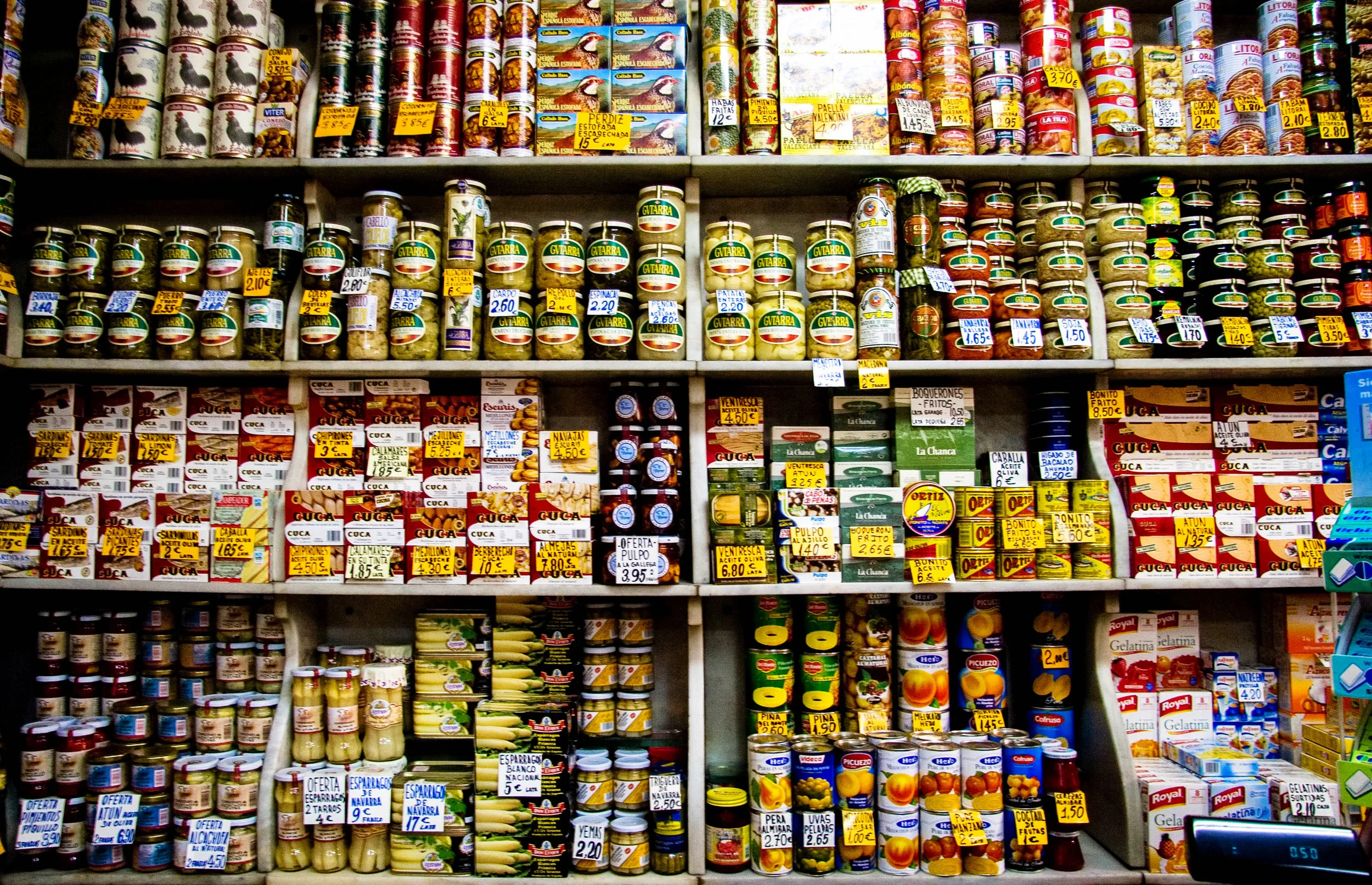 Alimentos. Madrid.