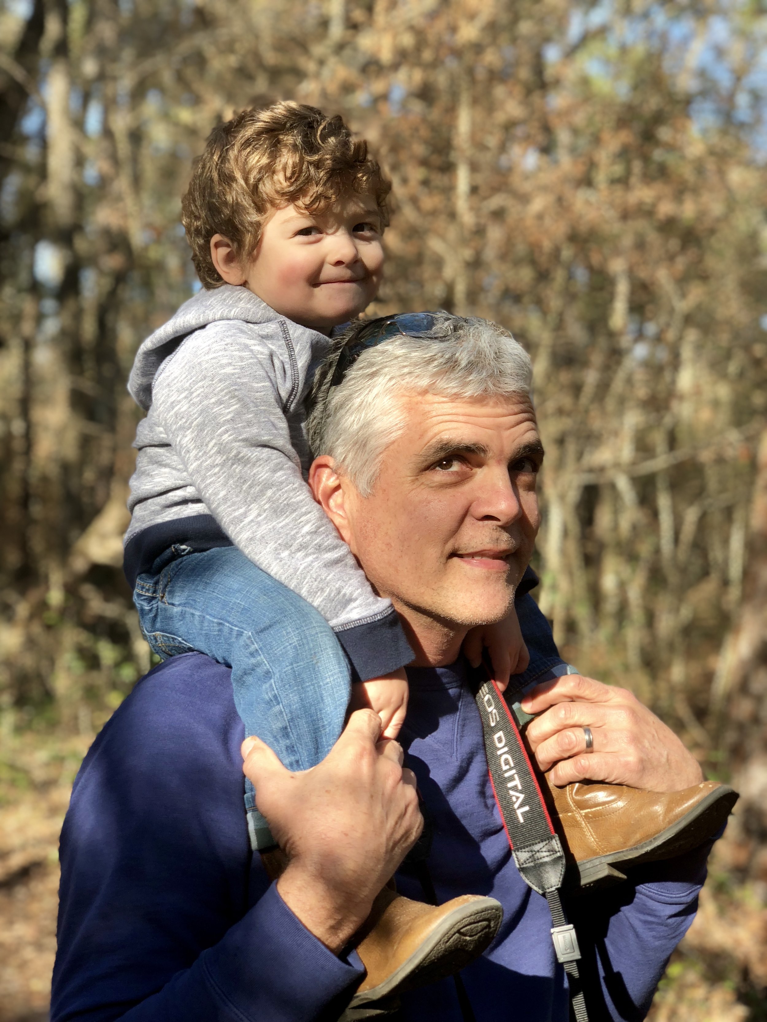 Just a little boy and his dad :)