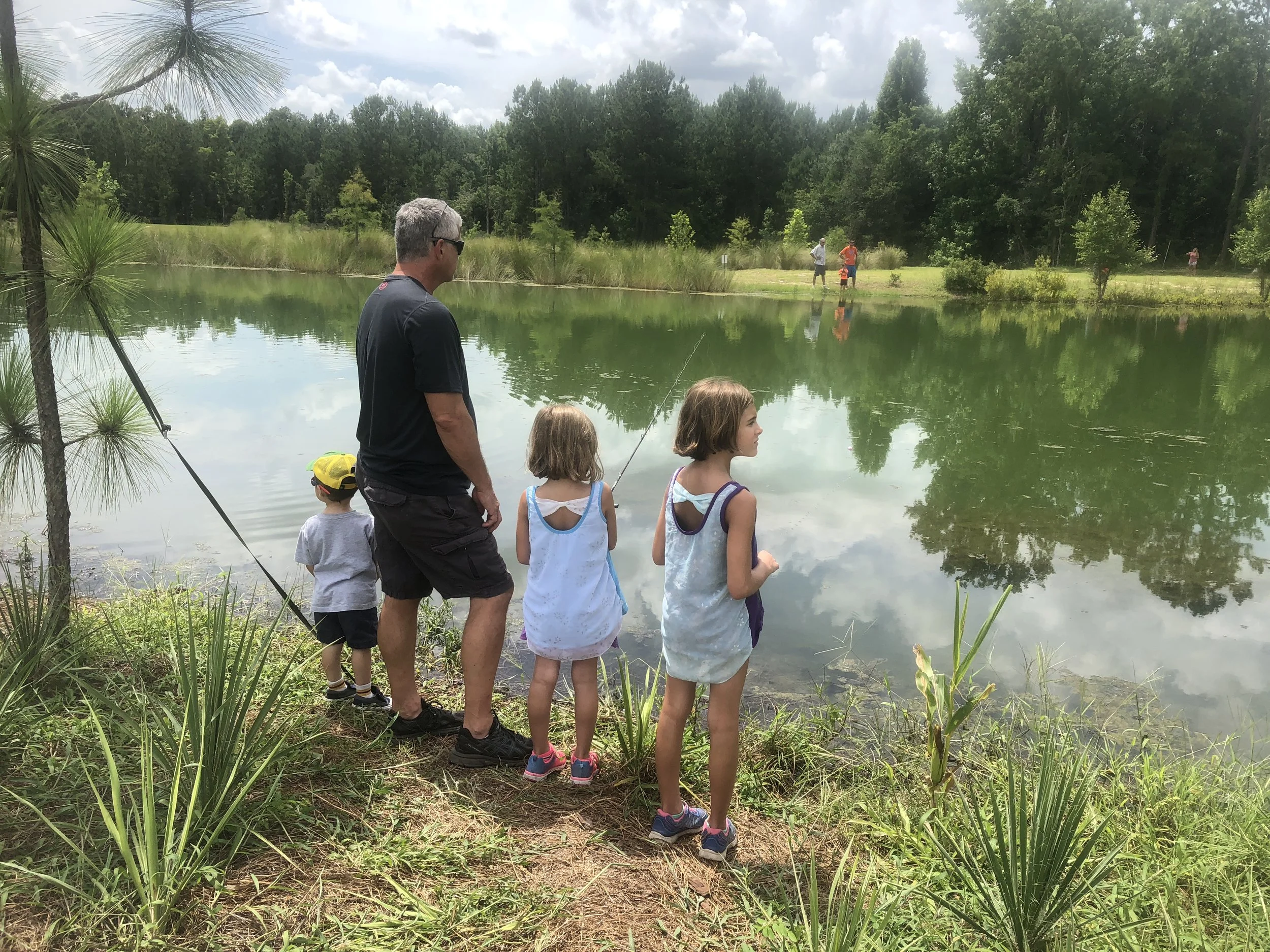 Just doing a little fishing!