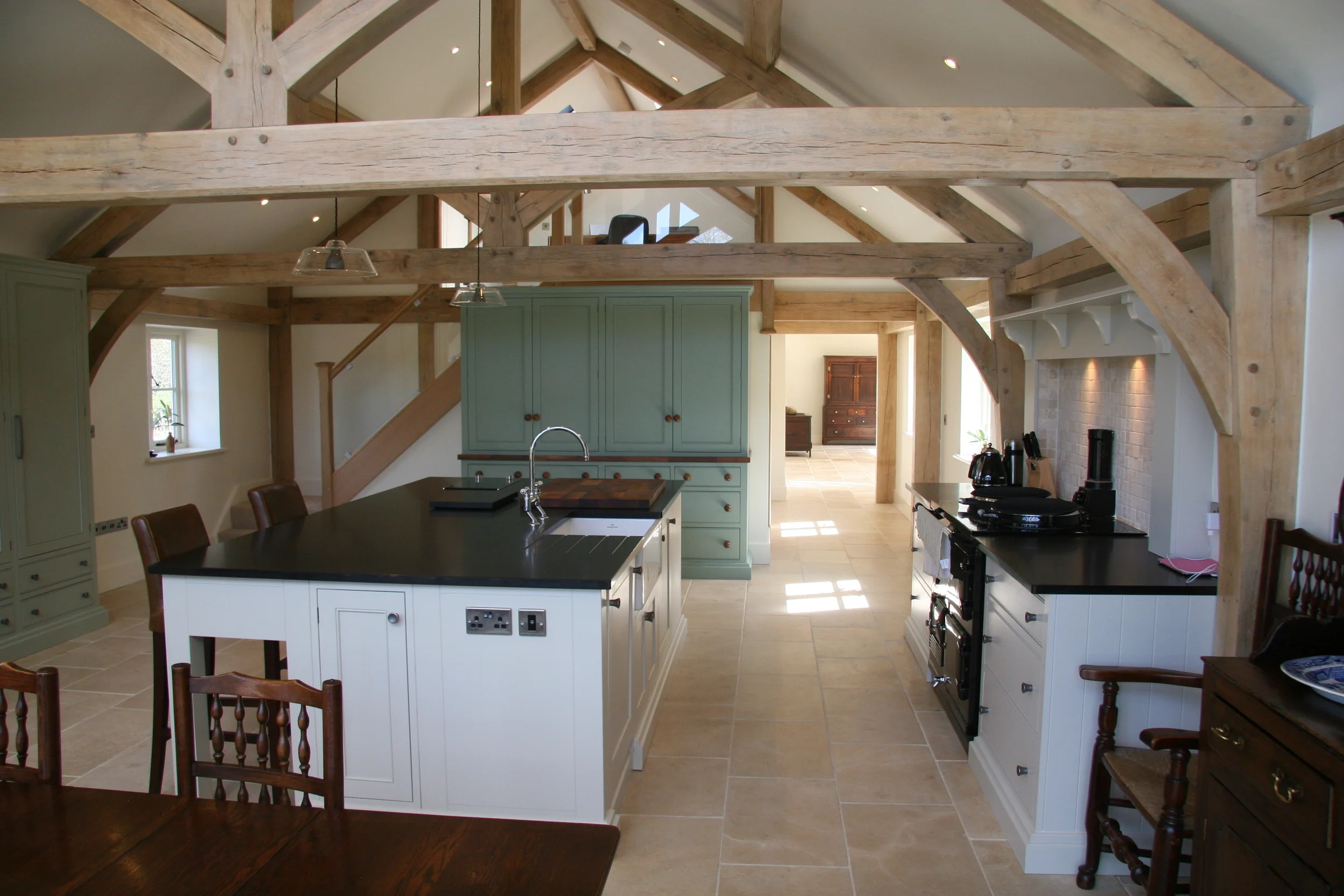  View leading towards the main farmhouse. 