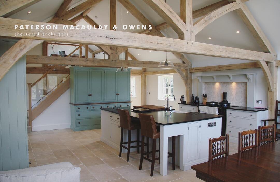 Our first Instagram post! #pmoarchitects #architecture #design #interior #oak #farmhouse #extension #refurbishment #kitchen