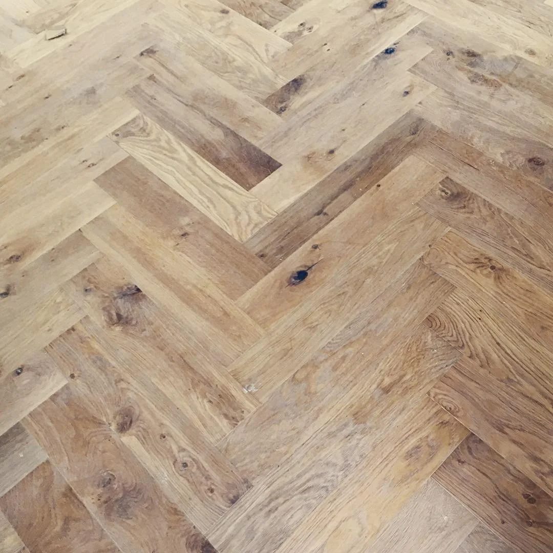 Herringbone Natural Engineered Oak Installed at Church #Refurbishment in Llandudno #herringbone #oak #floor #ihavethisthingwithfloors