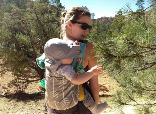 One of our many, many hikes in Utah.
