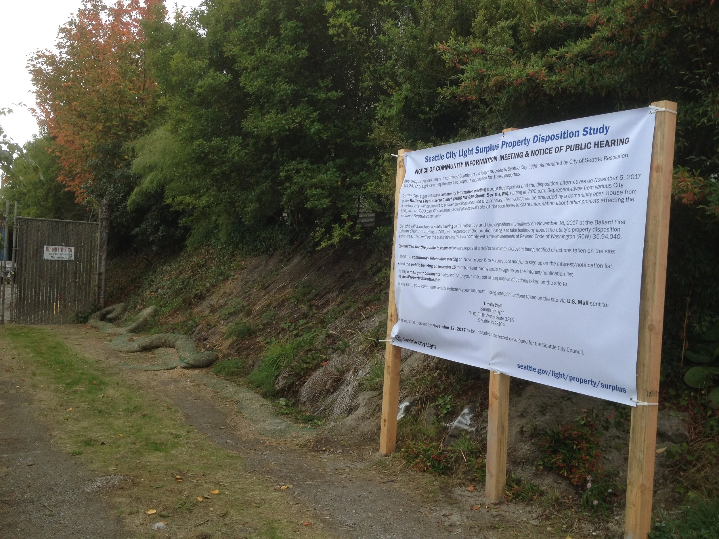 City Light Substation Meeting