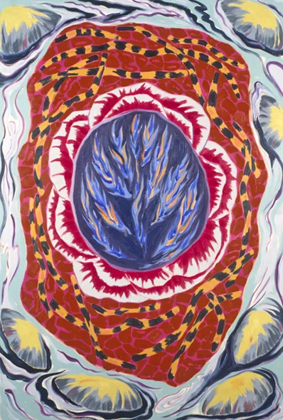About Muktinath, 76x52", 1989