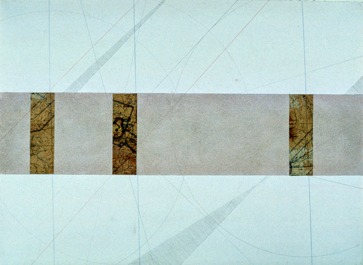   Untitled Plan,&nbsp; 22x30", 1975 