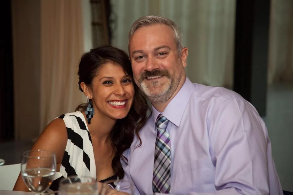 Ben Munro with his wife, Brittney