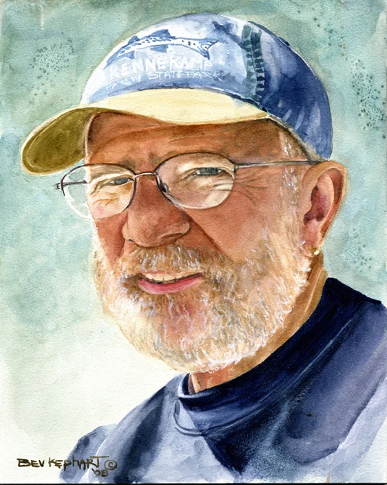 Portrait of Mel Goldberg by Bev Kephart