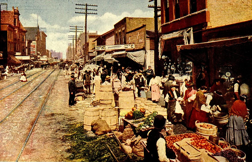 Maxwell Street, ca. 1908