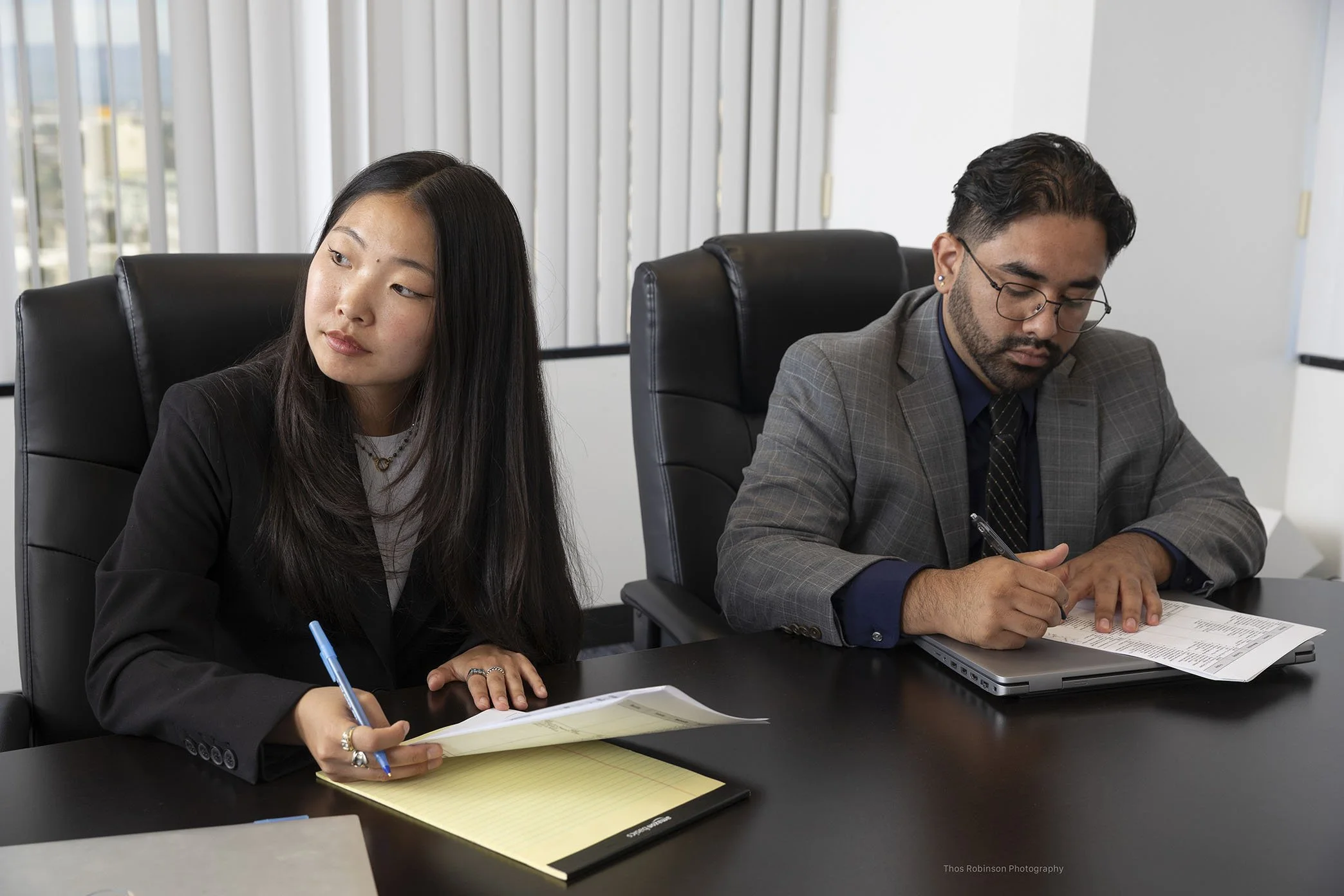  Civil Rights Attorneys, Kelsey Kinoshita and Renato Flores of Bryan Schwartz Law 