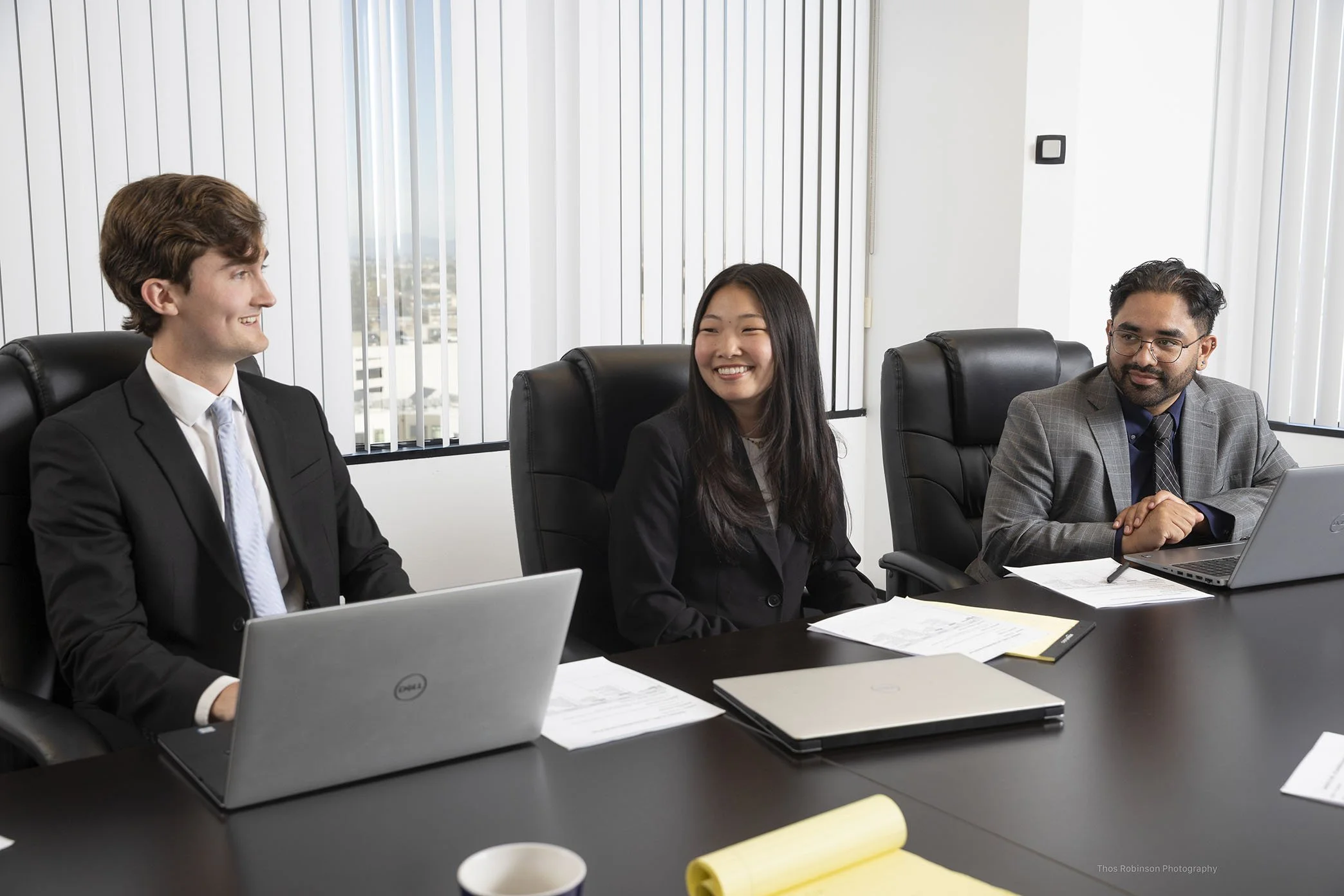  Civil Rights attorneys Sam Goity, Kelsey Kinoshita, and Renato Flores 