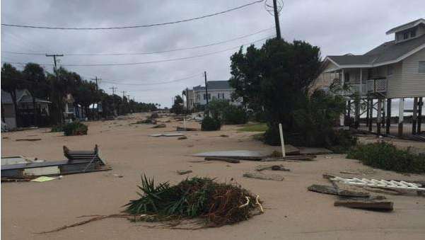 Palmetto Blvd (main road on beach)