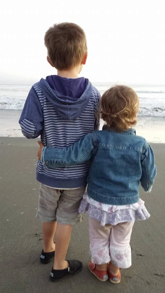 Oliver, 6 and Kate, 3