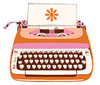 ✽ typewriter designed by the amazing melodymiller.