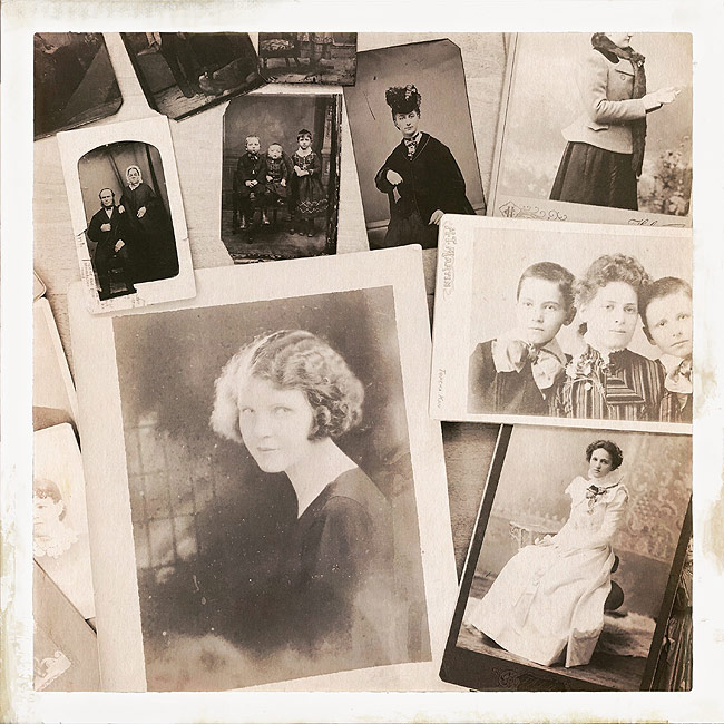 A beautiful cache of vintage photos I salvaged from a closing antique shop some ava here .