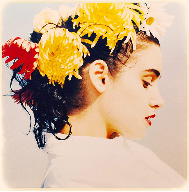 Model Leza Cruz from my archive shot with film. Hair by Tony Lucha Make-Up by Carol Shaw