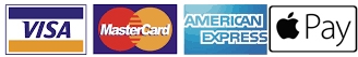 We accept most credit cards and offer Apple Pay!