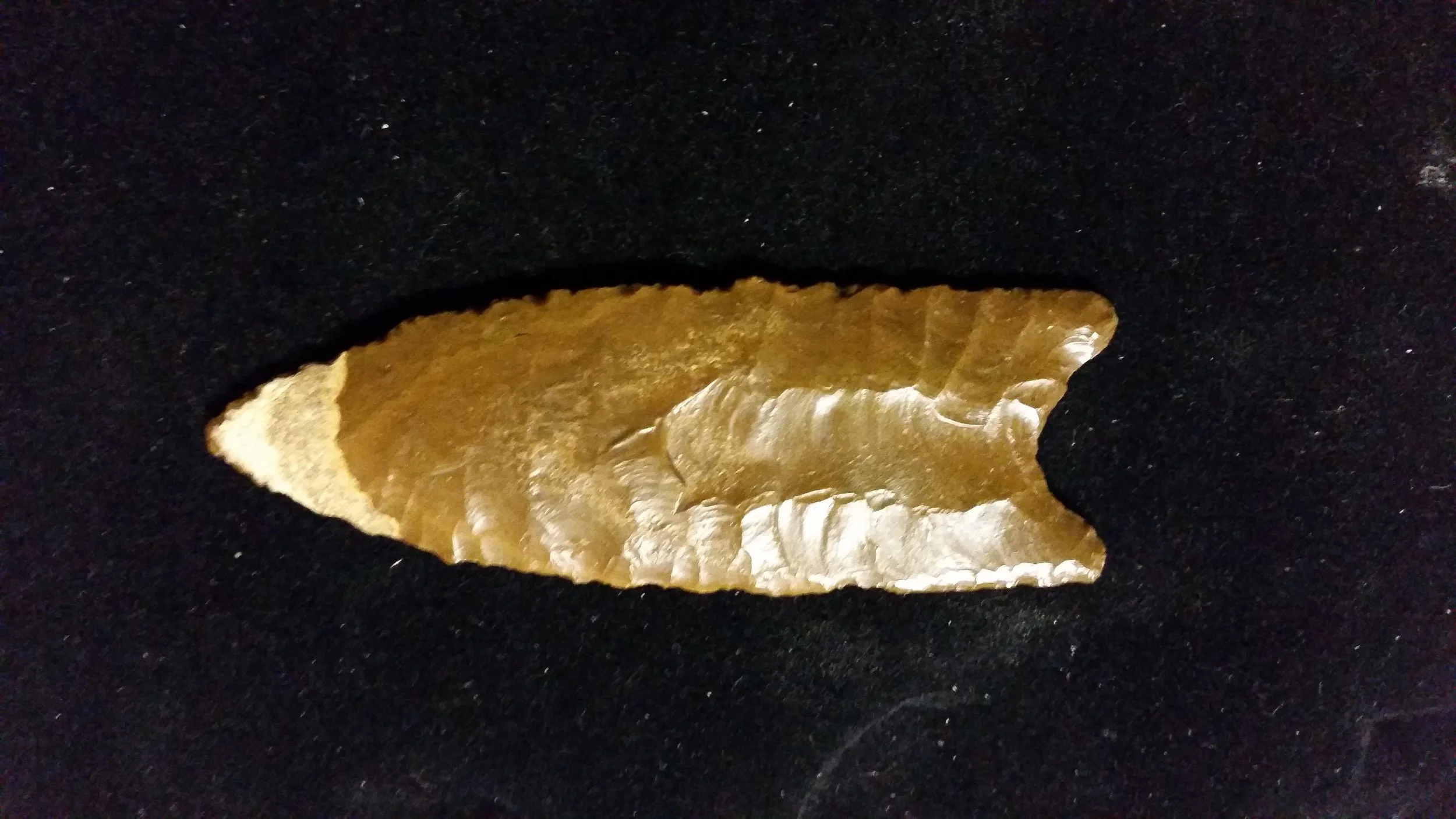Clovis cast from the Arkansas River in Oklahoma