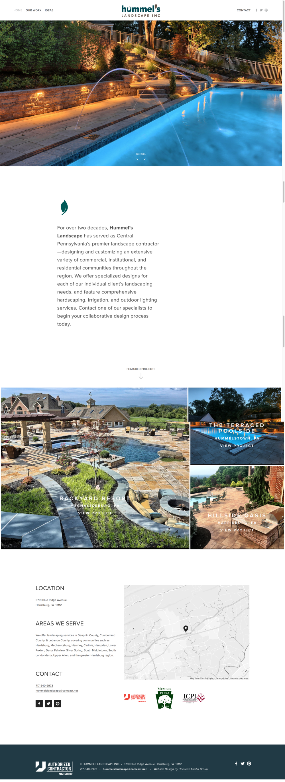 Study: Hummel's Landscape in Pennsylvania gets a new digital Marketing Insights for the Landscape, hardscape, and pool Industries